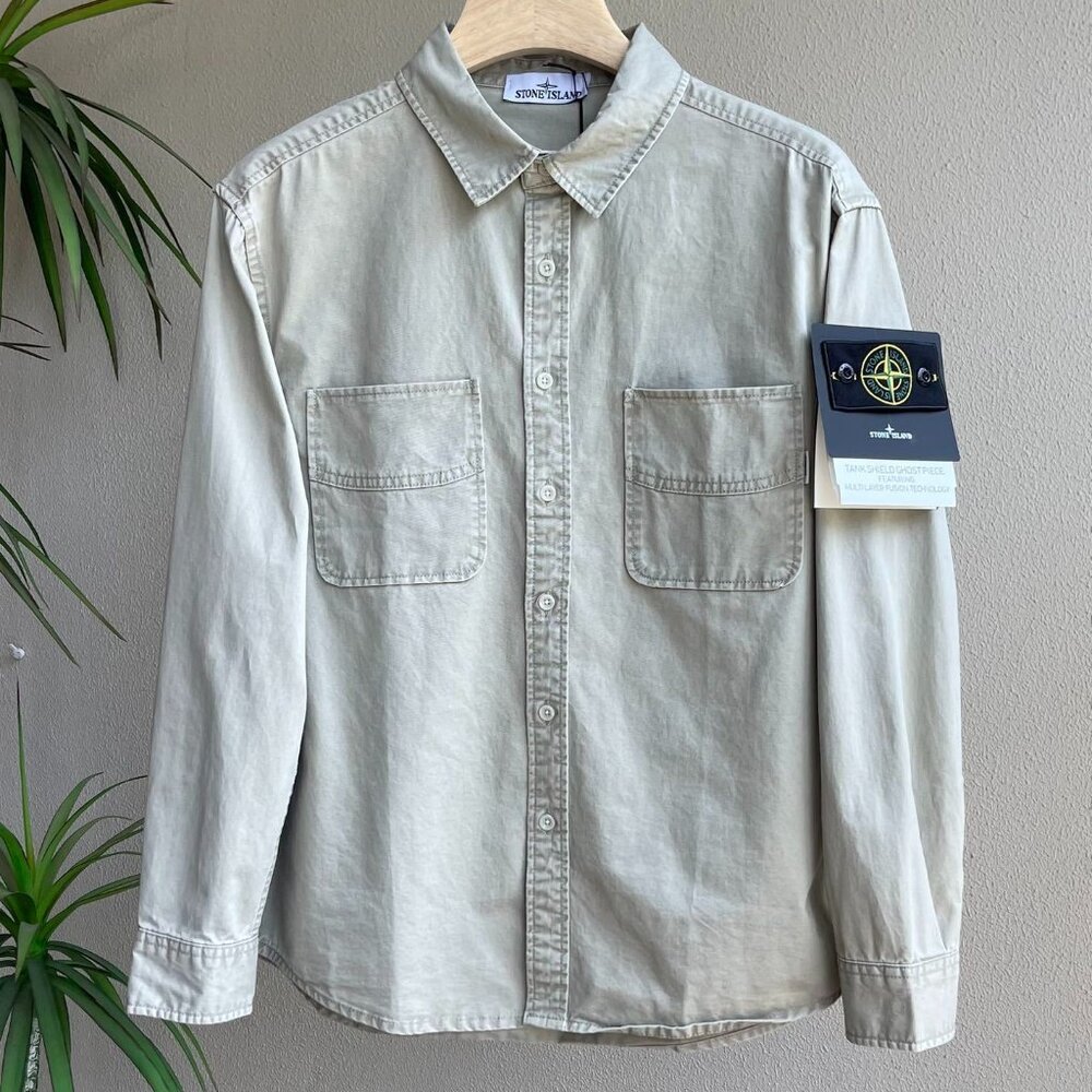 Stone Island Men's and Women's Couples Casual Workwear Shirt